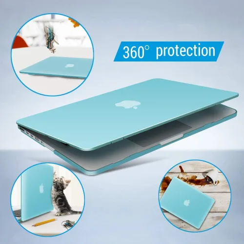 Vista 65 de IBENZER - Compatible con Funda para MacBook Pro de 13 Pulgadas 2015 2014 2013 Finales 2012 A1502 A1425, Carcasa Rígida con Cubierta para Teclado