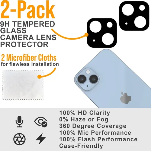 Vista 57 de Scooch Protector de pantalla 5 en 1 para iPhone 11 (paquete de 3) con protector de lente de cámara (paquete de 2) vidrio templado 9H de alta