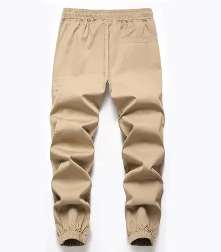Vista 2 de LOKTARC - Pantalones de chándal con cordón para niños, diseño de camuflaje