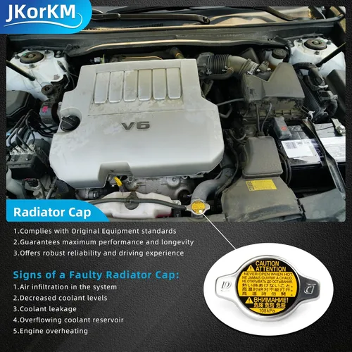 Vista 5 de Tapa del Radiador, Reemplazo 16401-31520 Compatible con Toyota Lexus - Avalon Camry Echo Highlander Prius C Sequoia Sienna Solara Tundra Yaris