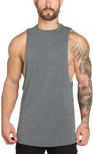 Vista 2 de Muscle Killer Camisetas sin mangas para hombre, con corte muscular, gimnasio, entrenamiento, culturismo, fitness, paquete de 123