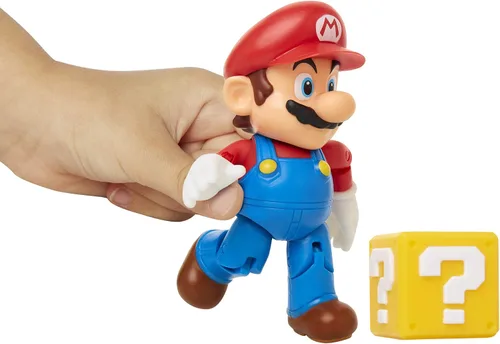 Vista 2 de Super Mario Nintendo 4" con bloque de preguntas