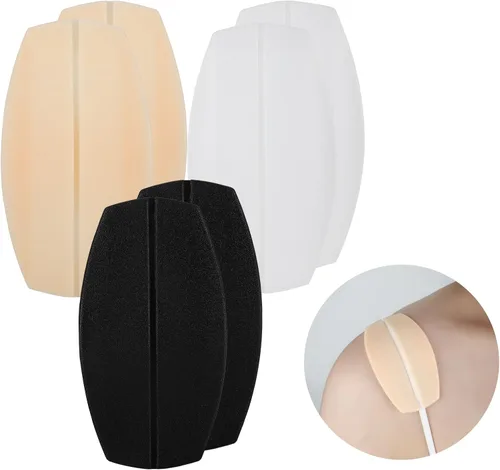 Vista 5 de YOYOSTORE 3 pares de almohadillas de silicona para sujetador, almohadillas antideslizantes y flexibles, protectores de hombro, alivian las molestias