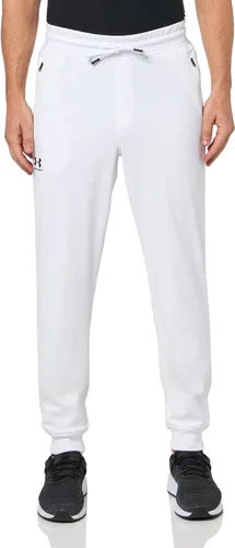 Vista 27 de Under Armour Sportstyle - Pantalones deportivos de tricot para hombre (011) Mod Gris/ Blanco