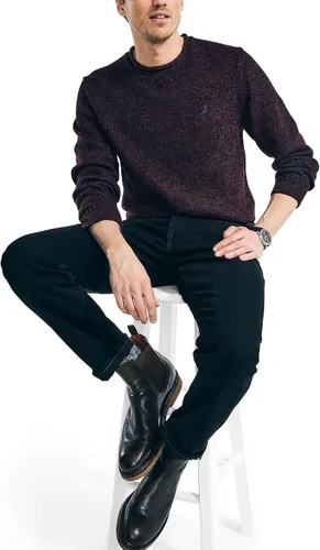 Vista 4 de Nautica Suéter de cuello redondo enrollado para hombre