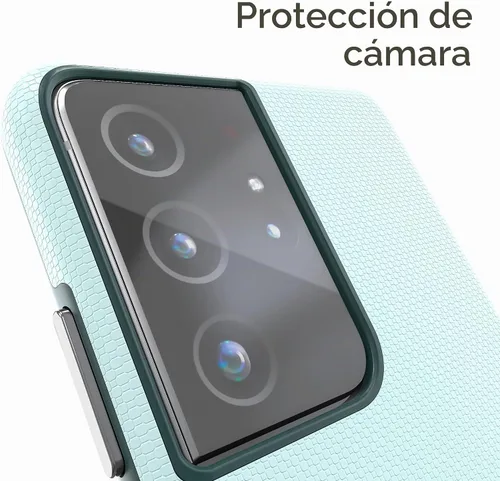 Vista 3 de Crave Dual Guard for Samsung Galaxy S21 Ultra Case - Aqua Aguamarina