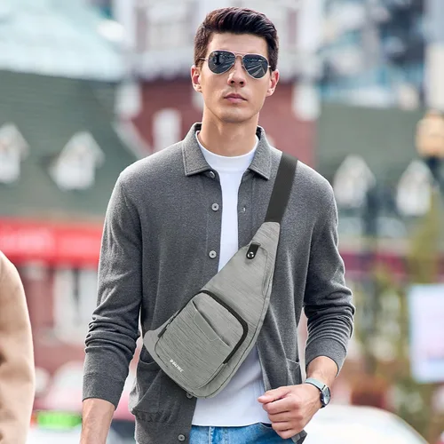 Vista 7 de G4Free Sling Bag RFID Blocking Sling Backpack+Lightweight Sling Crossbody Bag