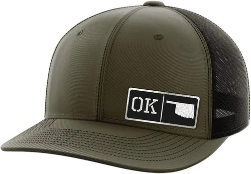 Vista 9 de Sombrero de parche negro de cosecha propia de Oklahoma Negro/Negro