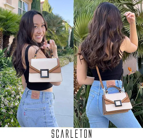 Vista 2 de Scarleton H2065 - Bolso de mano para mujer, monederos para mujer