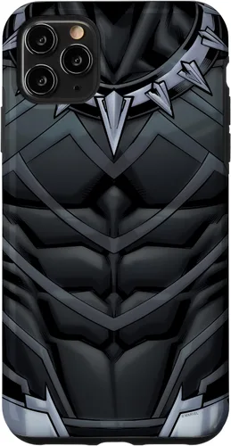Vista 13 de iPhone 16 Marvel Avengers Black Panther - Funda para disfraz