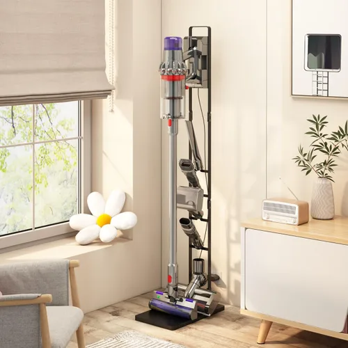Vista 9 de Soporte de aspiradora Foho, soporte de soporte de almacenamiento, soporte de aspiradora estable compatible con Dyson V15 V11 V10 V8 V7 V6