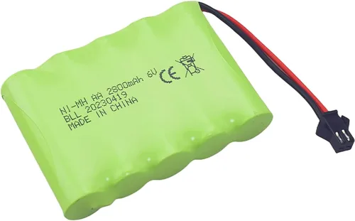 Vista 4 de 2 unids AA 6.0 V 2800 mAh SM-2P enchufe batería recargable y cable de carga USB para TB141 TB142 DE37 RC coche juguete coche control remoto