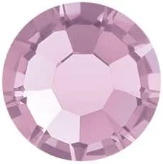 Vista 13 de 144 piezas SS10 Preciosa Maxima - Cristal checo con parte trasera plana 438 11 615, diamantes de imitación para manualidades, color rosa