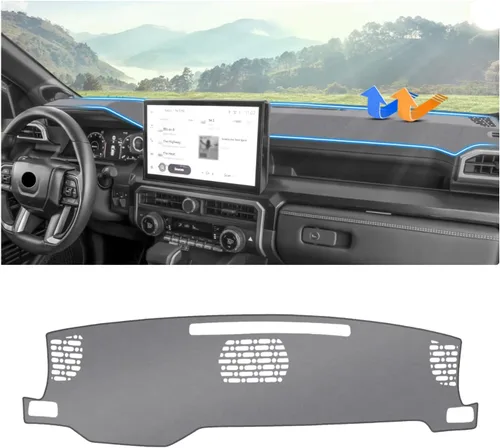 Vista 93 de Autorder Alfombrilla de cubierta de tablero para Toyota 4Runner 2003 2004 2005 2006 2007 2008 2009 Accesorios Cubierta de tablero de terciopelo