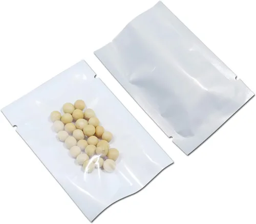 Vista 7 de PABCK Paquete de 100 bolsas de 3.5x5.1 pulgadas (tamaño utilizable 3.1x4.7 pulgadas) Bolsas de vacío de plástico de 2.8 mil con parte frontal