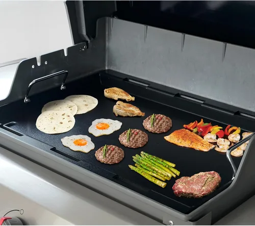 Vista 7 de Stanbroil Placa de Plancha Completa para Parrilla de Gas Weber Spirit 200 Series de 2 Quemadores, Placa Plancha de Superficie Plana Antiadherente
