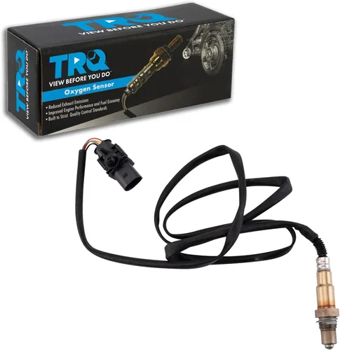 Vista 262 de TRQ Sensor de Oxígeno O2 de 4 Hilos de Banda Estrecha Compatible con VW Atlas 2.0L 2018-21, VW GTI 2.0L 2016-18, Audi A3 Quattro 2.0L 2015-18, VW