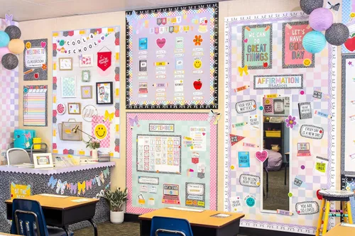 Vista 7 de Teacher Created Resources Faroles de papel colgantes pastel Pop de 8 pulgadas