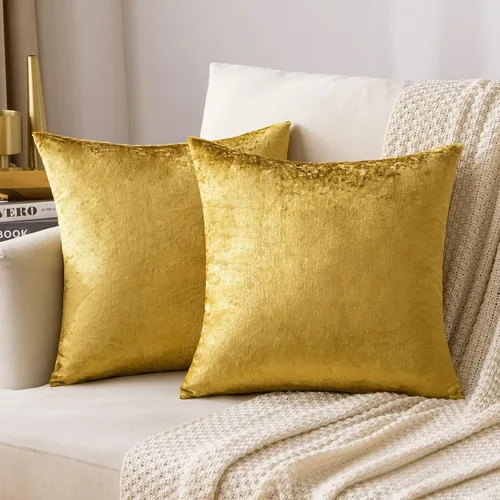 Vista 24 de MIULEE Paquete de 2 fundas de almohada de terciopelo decorativas rectangulares lumbares, fundas de cojín suaves sólidas para sofá, sofá, dormitorio