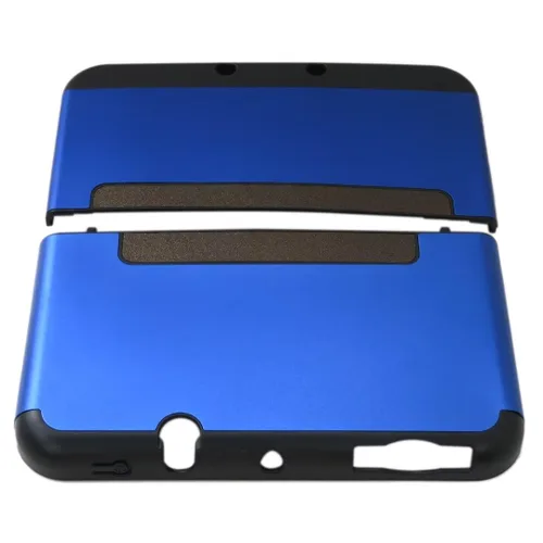 Vista 8 de Funda protectora con carcasa rígida compatible con Nintendo 3DS XL LL, a prueba de polvo y a prueba de golpes - Azul