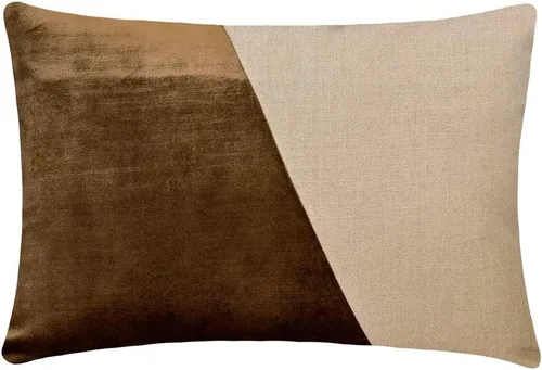 Vista 14 de Fabric Mart Direct Funda de cojín para sofá, fundas de cojín decorativas de color verde y gris, de 12 x 12 pulgadas, almohadas de retazos de bloques