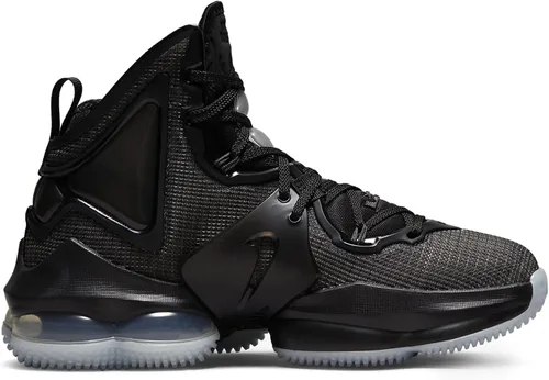 Vista 4 de Nike Lebron 19 (GS) - Tenis de baloncesto para niños, negro, rojo (BlackBlack-university Red)