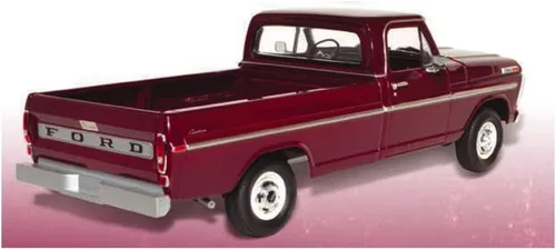 Vista 3 de 1970 Ford F-100 Custom Cab 4x4 Kit de modelo a escala 1:25