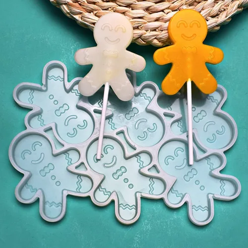 Vista 12 de mostsom Moldes de silicona para piruletas para pastel de pollitos para gelatina y dulces, moldes para tartas, formas variadas, decoración