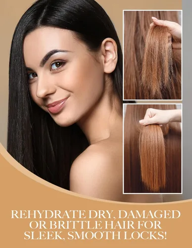 Vista 5 de Ethereal Nature Mezcla de aceite para el cabello 99% natural de coco 7.10 fl oz, transparente