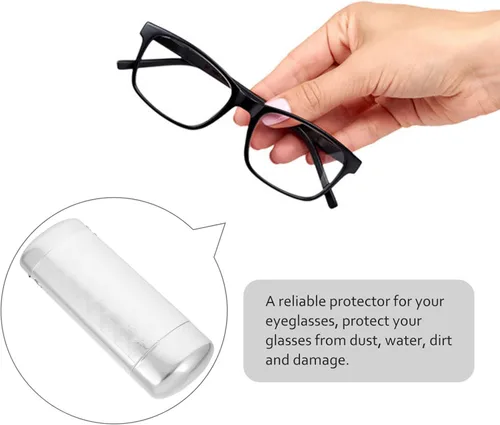 Vista 6 de KESYOO Estuche de aluminio para gafas de gafas, caja rígida de metal, caja dorada