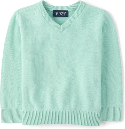 Vista 9 de The Children's Place Baby Boys' and Toddler Long Sleeve V-Neck Pullover Sweater