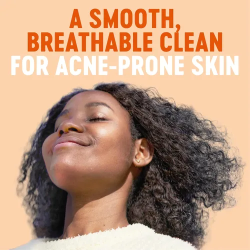 Vista 5 de Biore - Limpiador facial suave y transpirable para acné, limpiador facial suave para pieles sensibles y propensas al acné, impregnado con extracto
