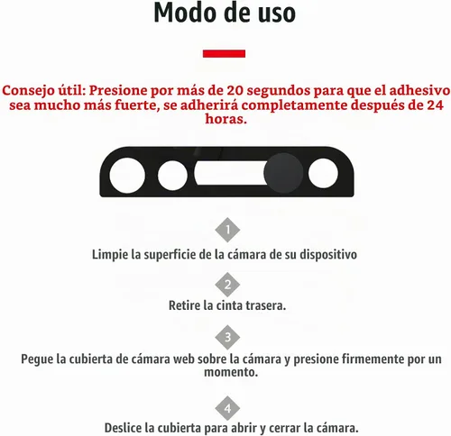 Vista 4 de Funda para cámara frontal de teléfono, funda para cámara web compatible con iPhone X/XS/XR/XS Max, iPhone 11/11 Pro/11 Pro Max, iPhone 12/12 Mini