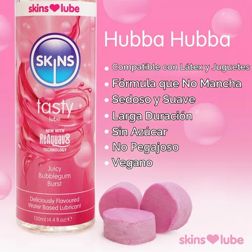 Vista 3 de Creative Conceptions LLC 82368: Lubricante a base de agua Skins Bubblegum 4.4 oz