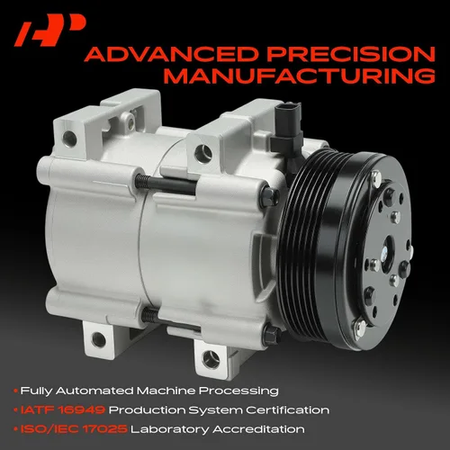 Vista 3 de A-Premium Compresor de CA con embrague compatible con Ford Mustang 4.0L 2007-2010, con compresor FS18, 6 ranuras