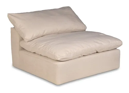 Vista 6 de Sunset Trading Contemporary Puff Collection - Sofá modular en forma de U de tela de rendimiento, 7 unidades, sofá seccional con asiento profundo