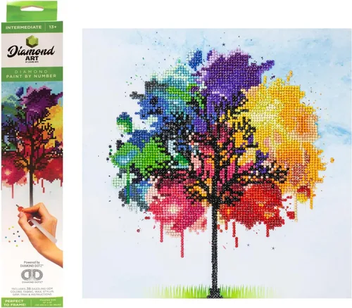 Vista 30 de Diamond Art by Leisure Arts Kit DMA 12x12 IntermediateBlue Bird