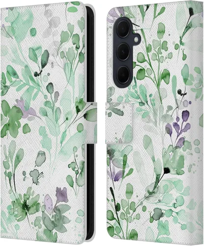 Vista 201 de Head Case Designs Officially Licensed Ninola Beige Wild Grasses Leather Wallet Case Compatible with Samsung Galaxy A07 4G