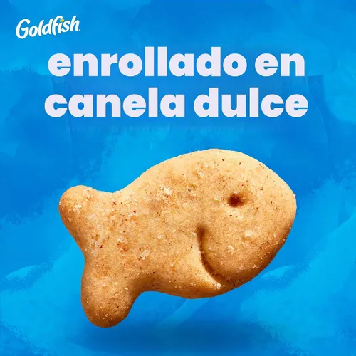 Vista 3 de Goldfish Grahams Galletas Snack Horneadas Sabor Rollo de Canela, Bolsa de 6.6 Oz