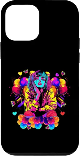 Vista 12 de iPhone 15 Streetwear synthwave 80s 90s retro anime Emo clown fashion Case
