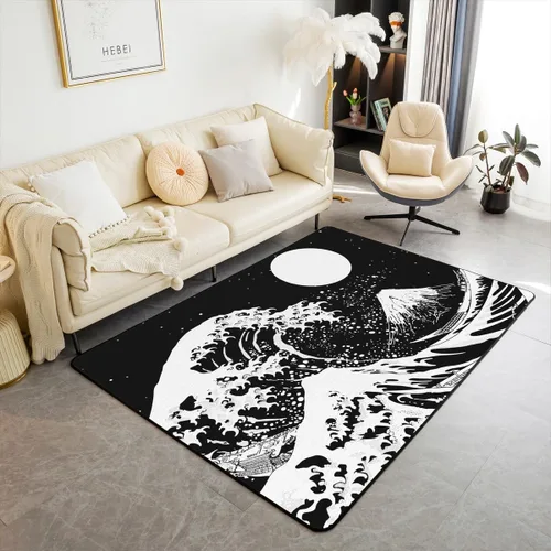Vista 44 de Erosebridal Alfombras Deportivas de Área para Niños 1.49 m x 1 m, Alfombra Antideslizante de Béisbol, Fútbol, Baloncesto, Alfombra Deportiva