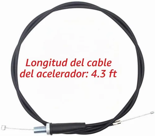 Vista 4 de Juego de cables con mango de acelerador giratorio con interruptor de encendido y apagado para 50 cc, 110 cc, 150 cc, 250 cc, mini, cuatrimoto