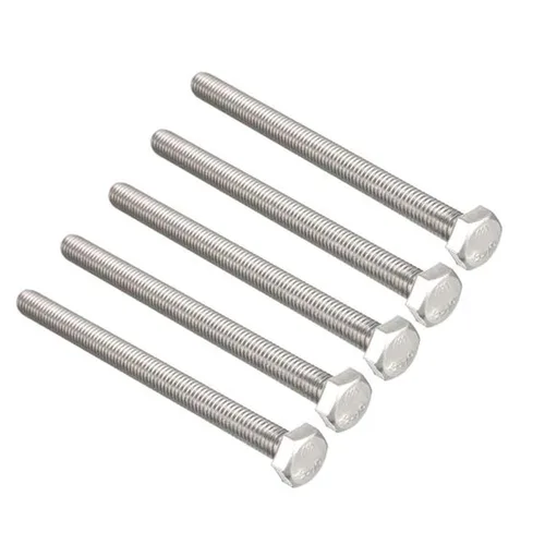 Vista 11 de 10 tornillos hexagonales M6 M6-0.039 x 1.575 in UNC Tornillos de cabeza hexagonal A2-70 (304) de acero inoxidable totalmente roscados, totalmente
