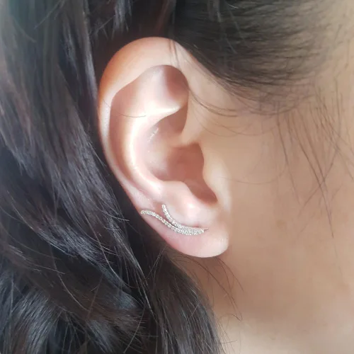 Vista 5 de Dazzlingrock Collection - Pendientes redondos para mujer