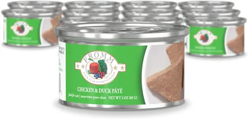 Vista 21 de Fromm Four-Star Nutritionals - Comida húmeda de primera calidad en paté de carne y venado para gatos, receta de carne de res, caja de (12) latas