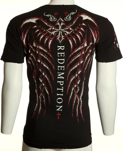 Vista 7 de Archaic by Affliction - Camiseta para hombre, color negro
