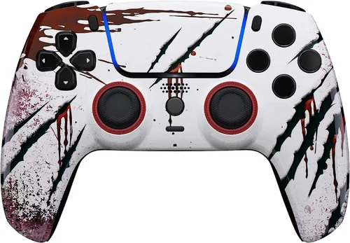 Vista 43 de Custom Wireless Controller Compatible with PS5 - Multiple Designs Available (Abstract Fusion)