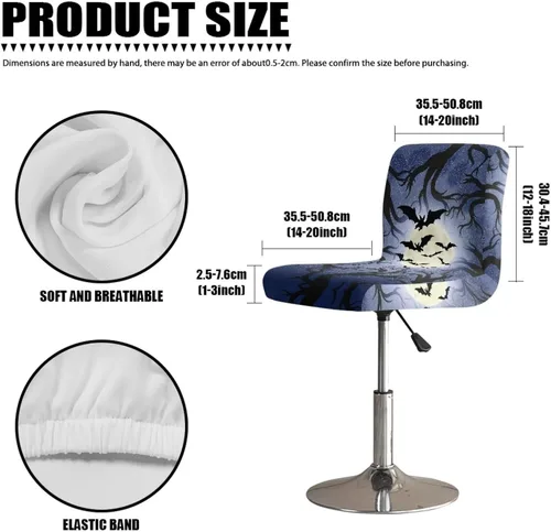 Vista 225 de American Eagle - Juego de 2 fundas para taburetes de bar para sillas de comedor, impermeables, antideslizantes, tamaño universal