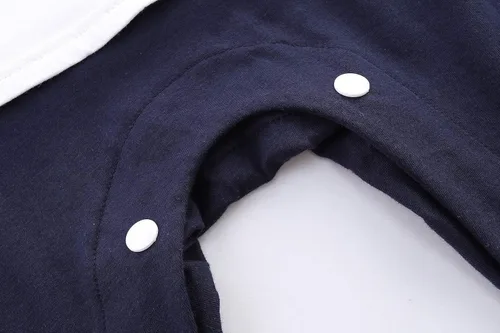 Vista 7 de Mud Kingdom Conjunto de 2 piezas para bebé niño con gorro de uniforme náutico