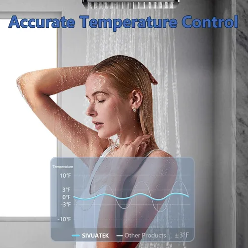 Vista 5 de Calentador de agua eléctrico sin tanque SIVUATEK 14kW, 240V - Agua caliente bajo demanda para toda la casa - Certificado ETL, automodulación